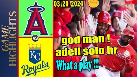 Los Angeles Angels Vs Kansas City Royals Spring Training 32024