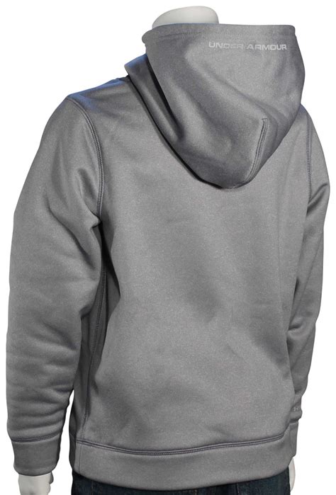 Under Armour Boys Big Flag Logo Pullover Hoody True Grey Heather