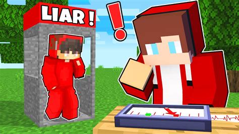 Maizen Using A Lie Detector On Cash Funny Story In Minecraft Jj