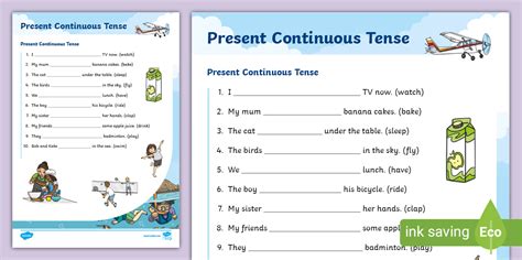 What Is Present Continuous Tense Definition And Examples Twinkl