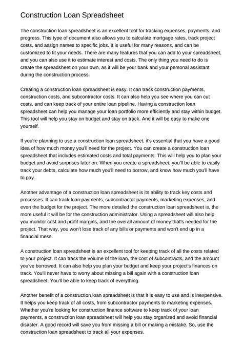 Construction Loan Spreadsheetytupe.pdf.pdf | DocDroid