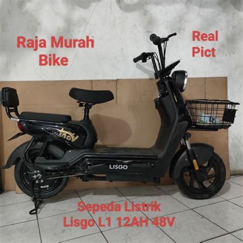 Jual Sepeda Listrik Lisgo L1 500W 48V Sepeda Listrik E Bike Lisgo