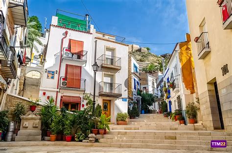 Barrio Santa Cruz Casco Antiguo Alicante Alicante España