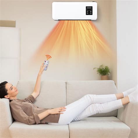 CEHVOM Mini Space Heaters For Indoor Use Smart Wall Heater Electric