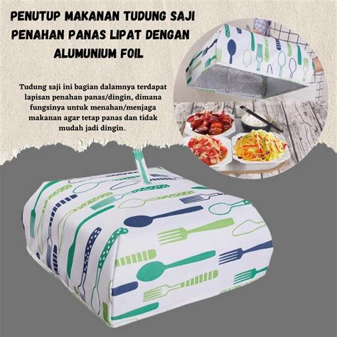 Jual Hargapromo Penutup Makanan Tudung Saji Penahan Panas Lipat