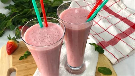 Top Imagen Jugo De Fresa Con Leche Receta Abzlocal Mx