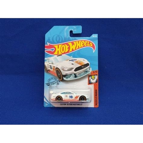 Jual HOT WHEELS CUSTOM FORD MUSTANG GT PUTIH Shopee Indonesia