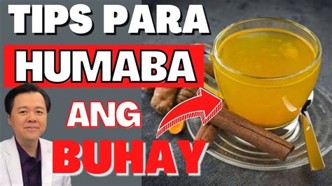 Tips Para Humaba Ang Buhay By Doc Willie Ong Youtube