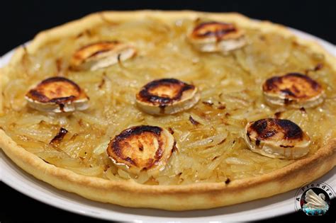 Tarte à loignon caramélisé et au chèvre A Prendre Sans Faim