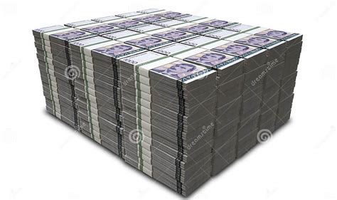 Norwegian Krone Notes Bundles Stack Stock Image Image Of Range