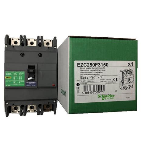 SCHNEIDER MCCB Breaker EasyPact EZC250F 3P 160A 18kA 54 OFF