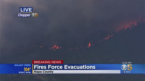 Lnu Lightning Complex Fires Evacuations In Napa Sonoma Counties Youtube