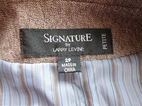 Larry Levine Signature Fitted Button Blazer Jacket Gem