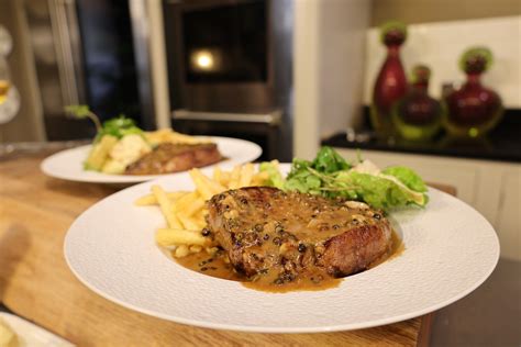 Sirloin Steak And Chips With Peppercorn Sauce James Martin Chef