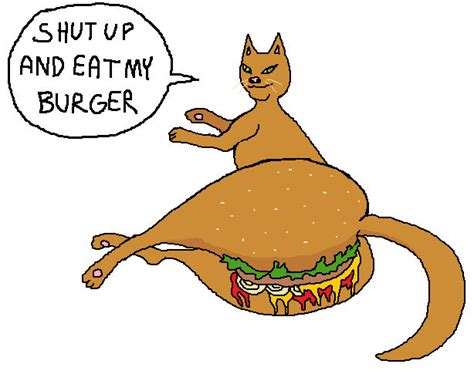 Burger Cat By Toxoplasmosis Cat On Deviantart