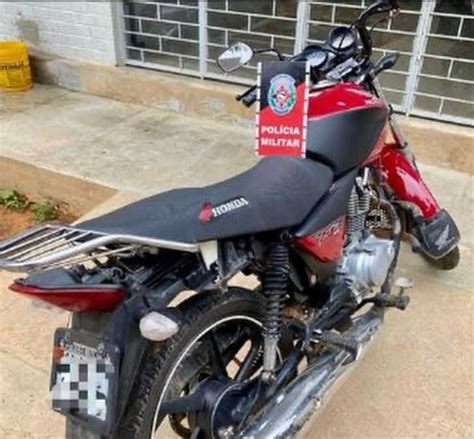 Polícia Militar apreende motocicleta indícios de adulteração nos