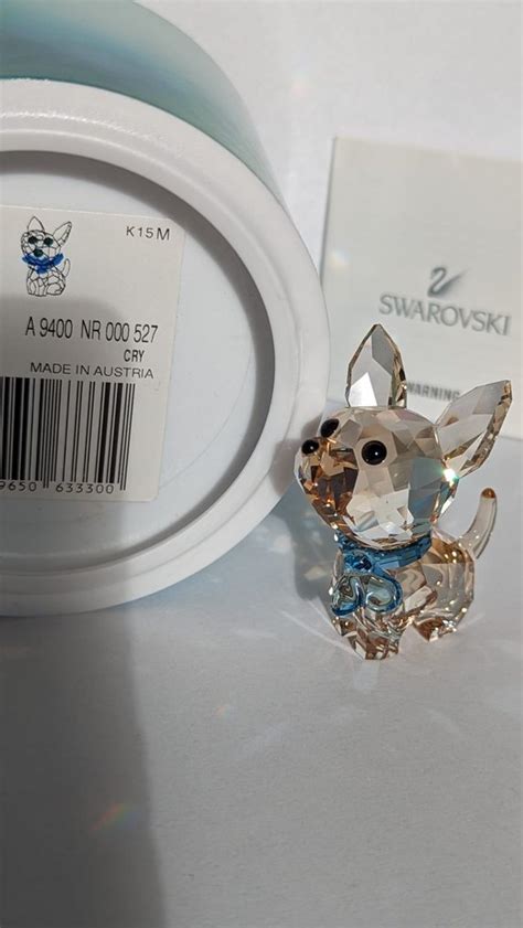 Anton Hirzinger Beeldje Swarovski Rare Puppy Oscar The