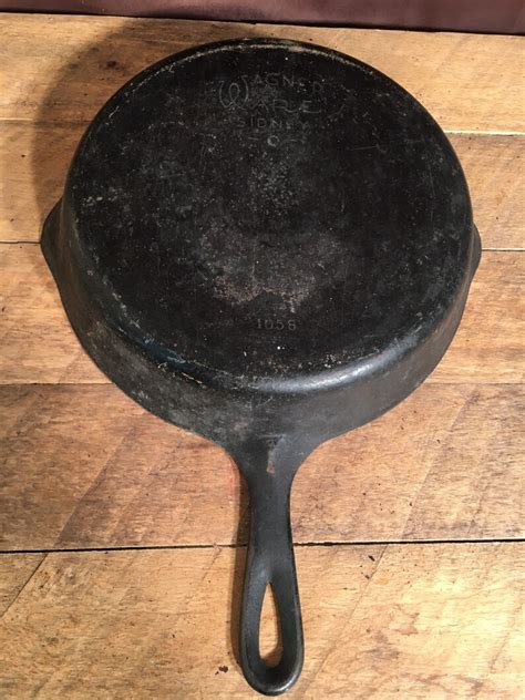 Wagner Ware Sidney Cast Iron Skillet Old Antique Vintage Etsy