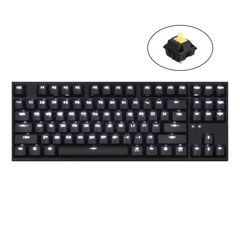 Cox Ck Gateron Mechanical Keyboard Black Yellow Switch Ebay