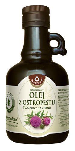 Olej z ostropestu 500ml cena opinie dawkowanie skład i Apteka pl