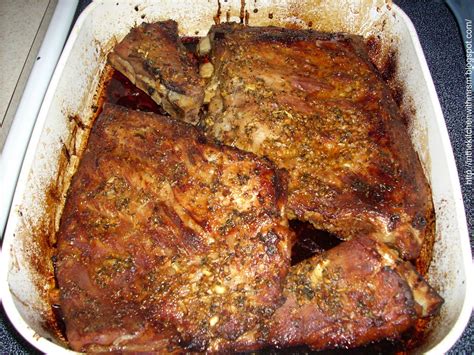 Welcome To My Kitchen: Oven Baked Pork Ribs