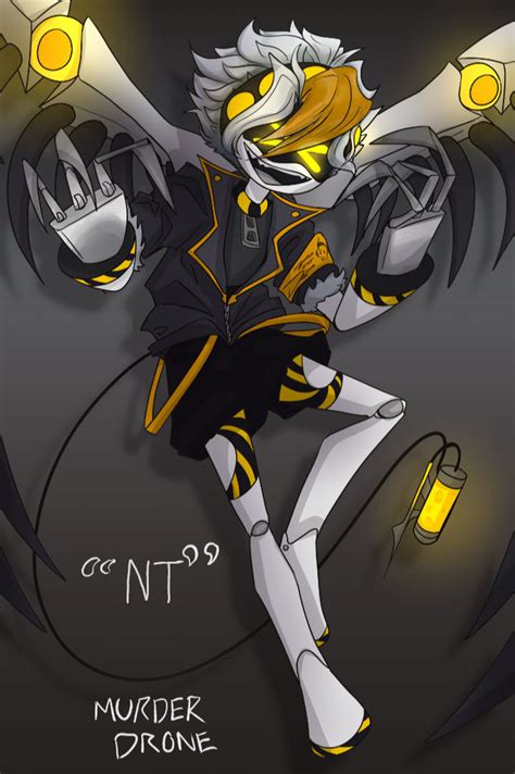 Murder Drone Oc By Nightthug On Deviantart