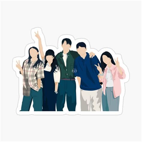 Twenty Five Twenty One Korean Drama Stickers Scrapbook Stickers