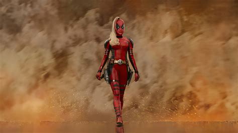 2560x1440 Lady Deadpool In Deadpool And Wolverine 1440p Resolution Hd