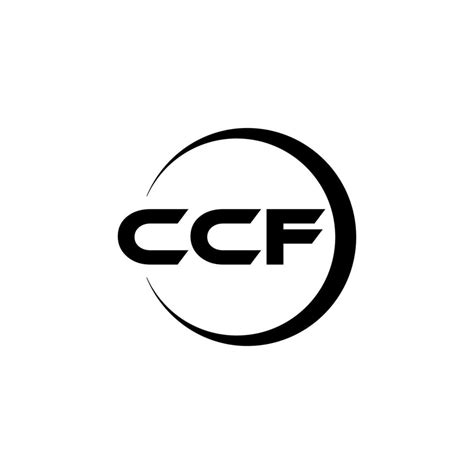 CCF letter logo design in illustration. Vector logo, calligraphy designs for logo, Poster ...