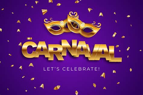 Carnival Party Greeting Background Vector Illustration Eps10 Stock Vector Illustration Of