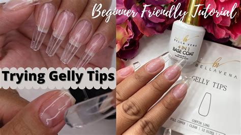 HOW TO APPLY GELLY TIPS EASY BEGINNER FRIENDLY APPLICATION BELLAVENA