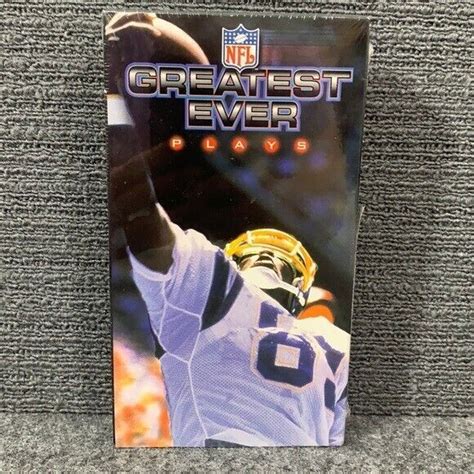 Vintage NFL Greatest Ever Plays Vol 1 VHS 1995 Hi Fi Polygram Video