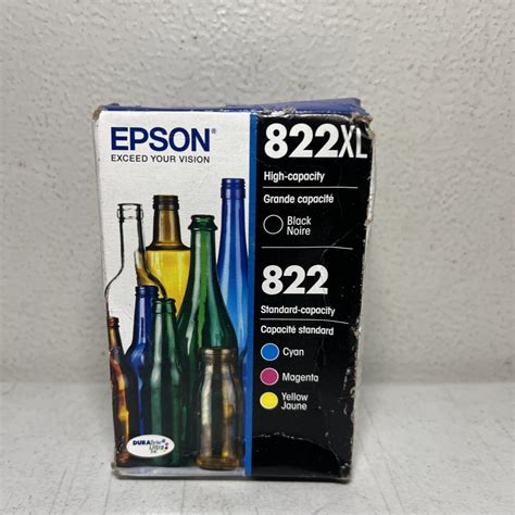 Epson 822xl Black 822 Cyan Magenta Yellow Ink Cartridge Set T822xl Bcs Exp 2026 10343959071 Ebay