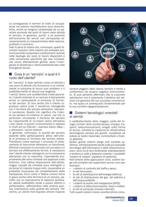 Economia Dei Servizi Una Visione Sistemica PDF