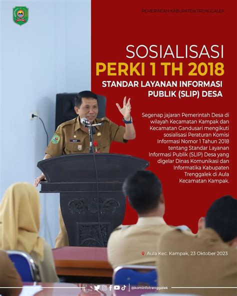 Sosialisasi Perki Tahun Tentang Standar Layanan Informasi Publik