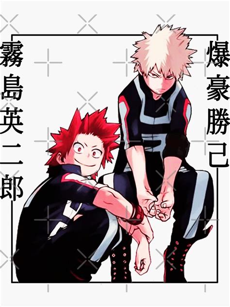 Eijiro Kirishima And Bakugou My Hero Academia Red Riot Boku No Hero