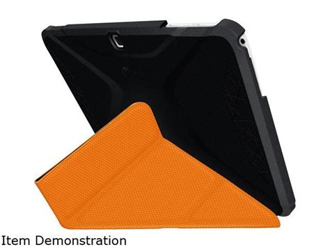 Roocase Granite Black Roocase Orange Origami D Slim Shell Folio Case