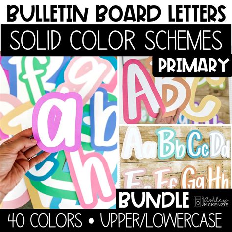 Poster Board Letters