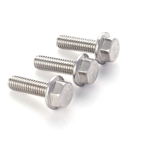 Stainless Steel Din Serrated Hex Flange Bolt China Stainless Steel