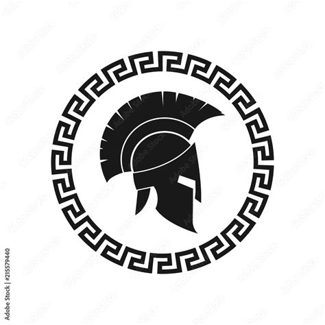 Photo Art Print Spartan Helmet Vector Isolated Nazar