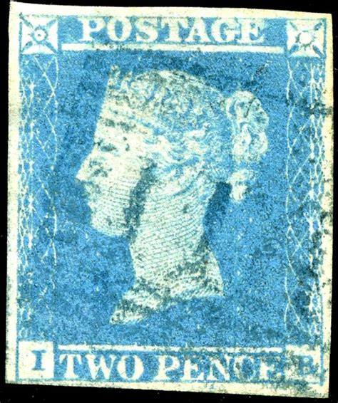 JK0079BWL SG 14wb 2d Blue Plate 4 Blue Scottish Numeral Cancel Letters