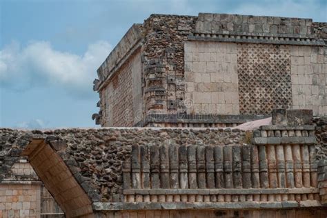 Detalles De Un Edificio Maya Antiguo En El Rea Arqueol Gica De Ek