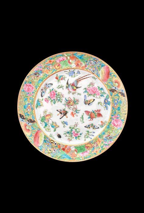 Plate Canton Famille Rose Porcelain China Th Catawiki