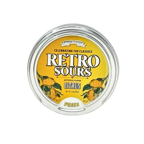 Iconic Retro Sours Citrus 212oz Candy Funhouse Candy Funhouse Ca