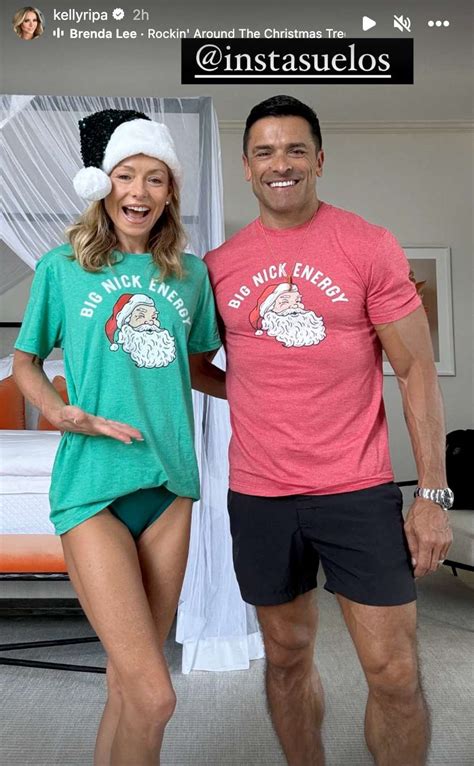 Kelly Ripa And Mark Consuelos Show Off Big Nick Energy On Christmas