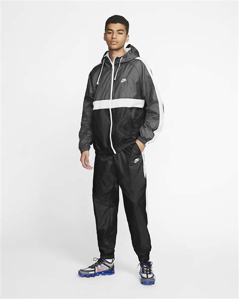 Nike Sportswear Mens Hooded Woven Tracksuit Nike Be