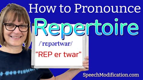How to Pronounce Repertoire - YouTube