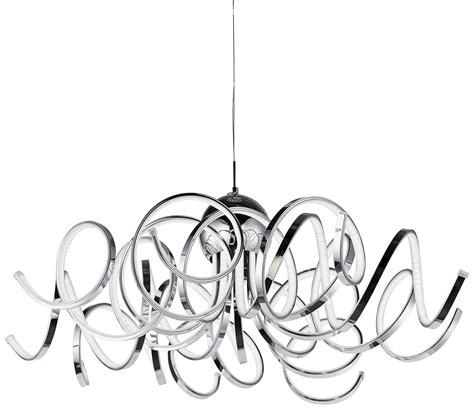 Et2 Chaos 29 Wide Polished Chrome Led Pendant Light 9m957 Lamps