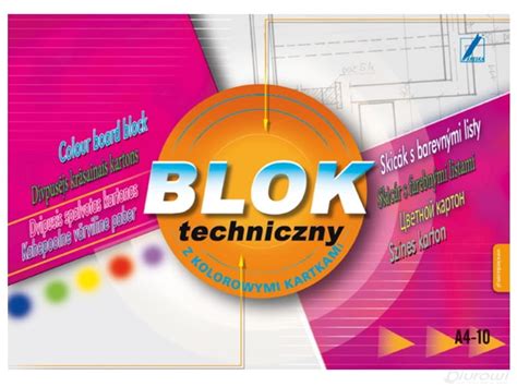 Blok Techniczny A Kolor Ark Sklep Plastyczny Medard