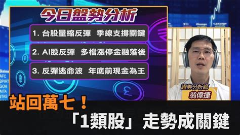 台股看民視／ai反攻站回萬七！專家點名「1類股最關鍵」：可能挑戰新高－民視新聞 Youtube